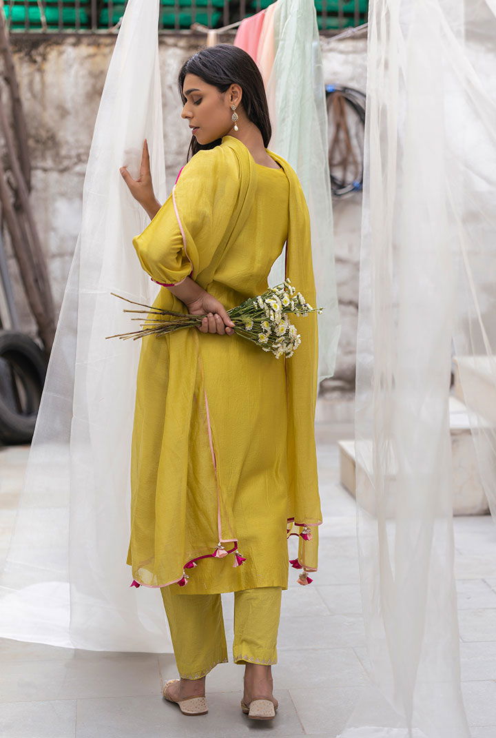 Adeena - Green Booti Suit