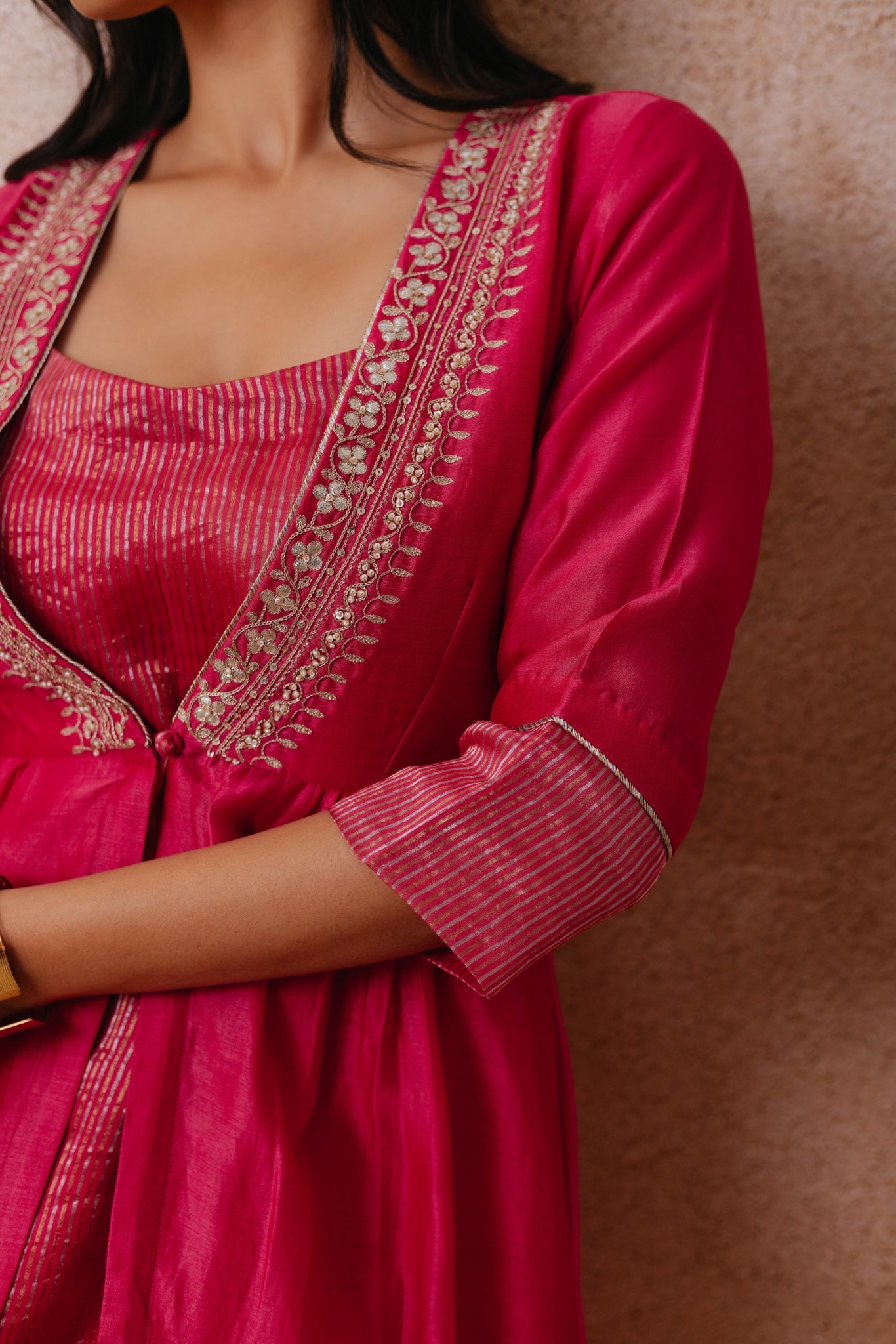 Aqsa - The Pink Jacket Set