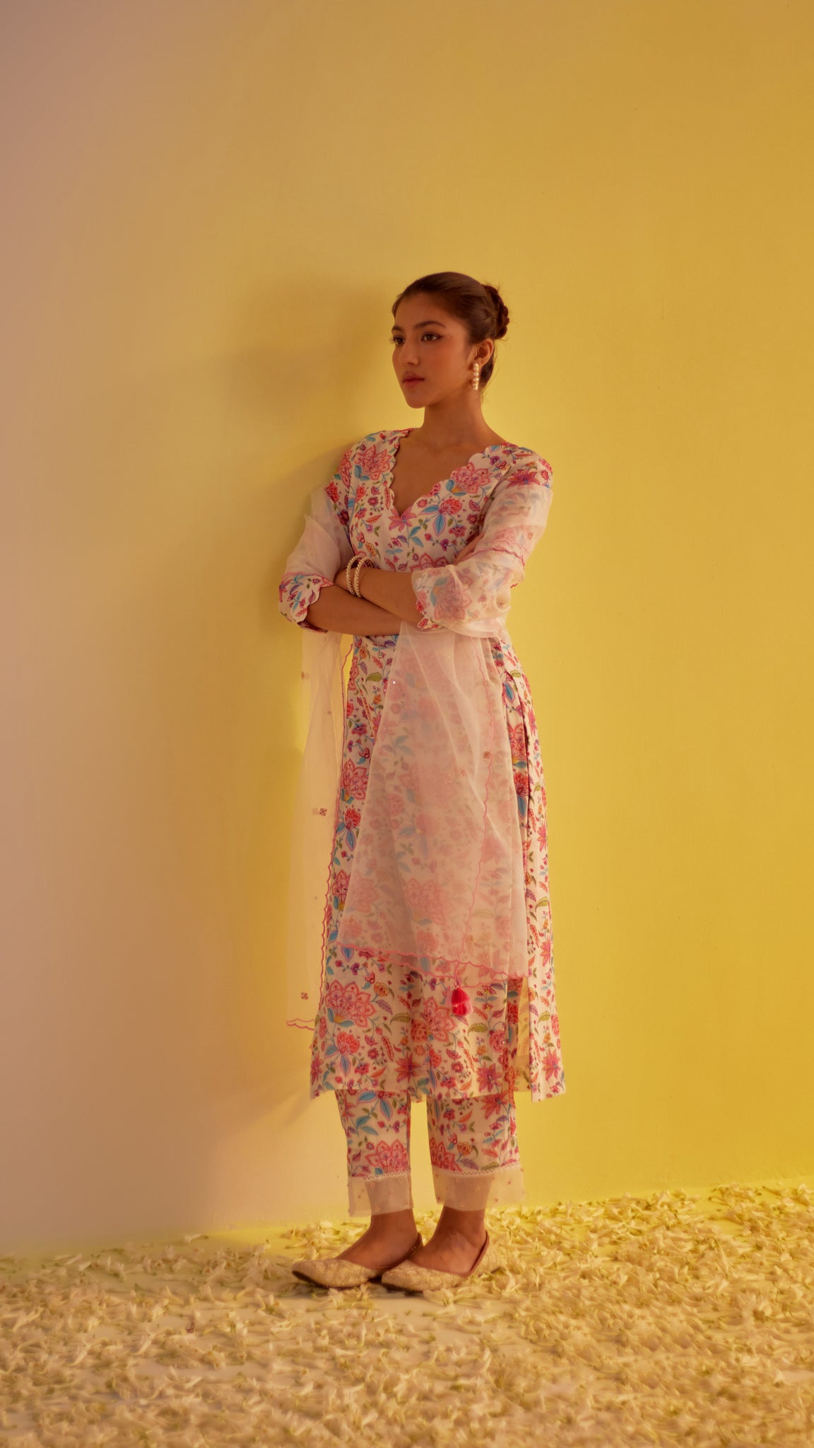 Asma - The Ivory Straight Suit Set