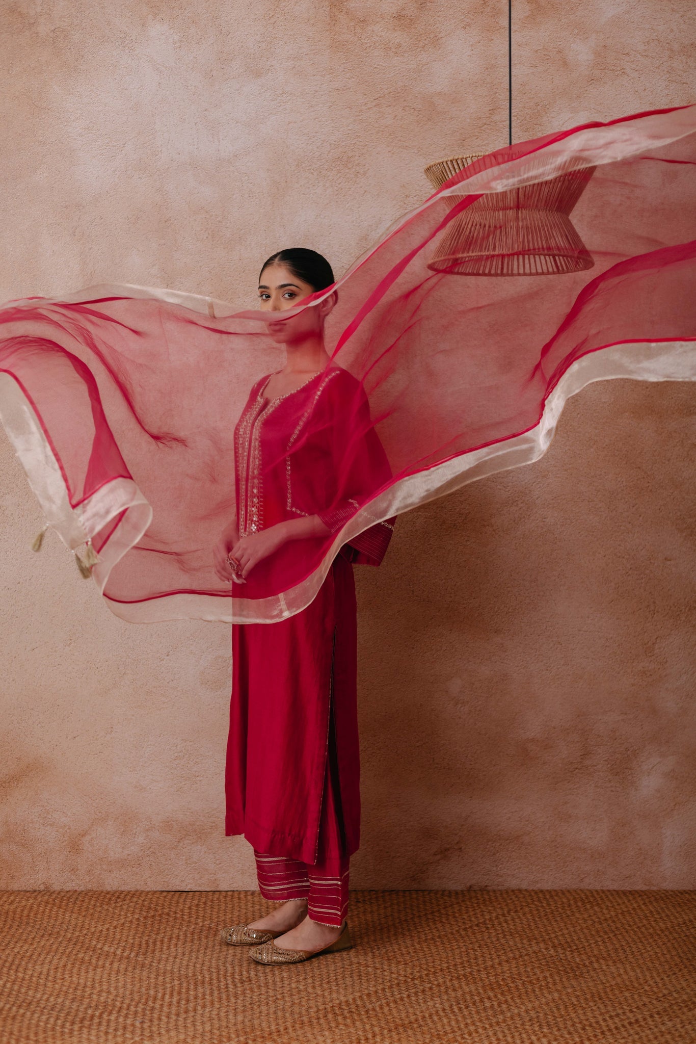 Ayaat - The Berry Red Kurta Set