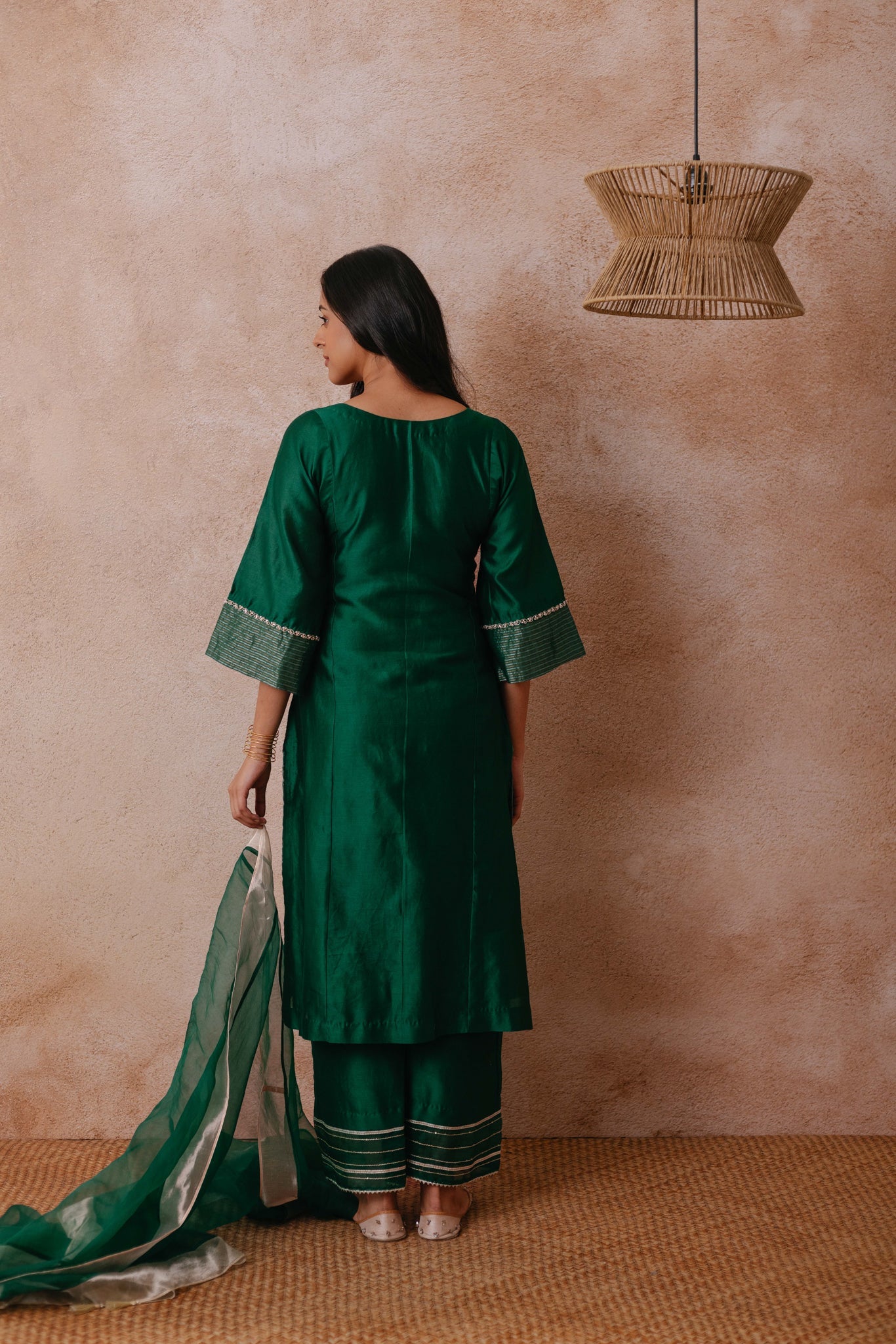 Ayaat - The Emerald Green Suit Set