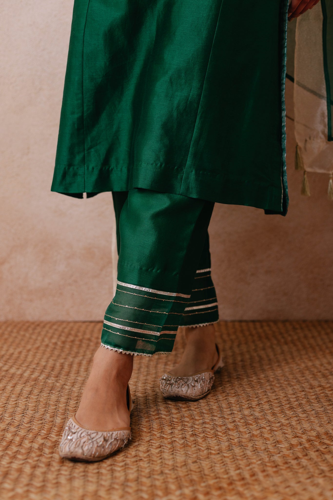 Ayaat - The Emerald Green Suit Set