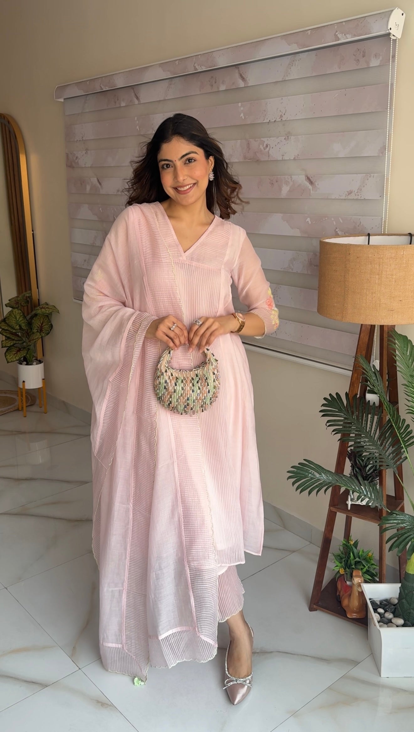 Gurleen Gambhir in Lilybeth - The Soft-Pink Suit Set