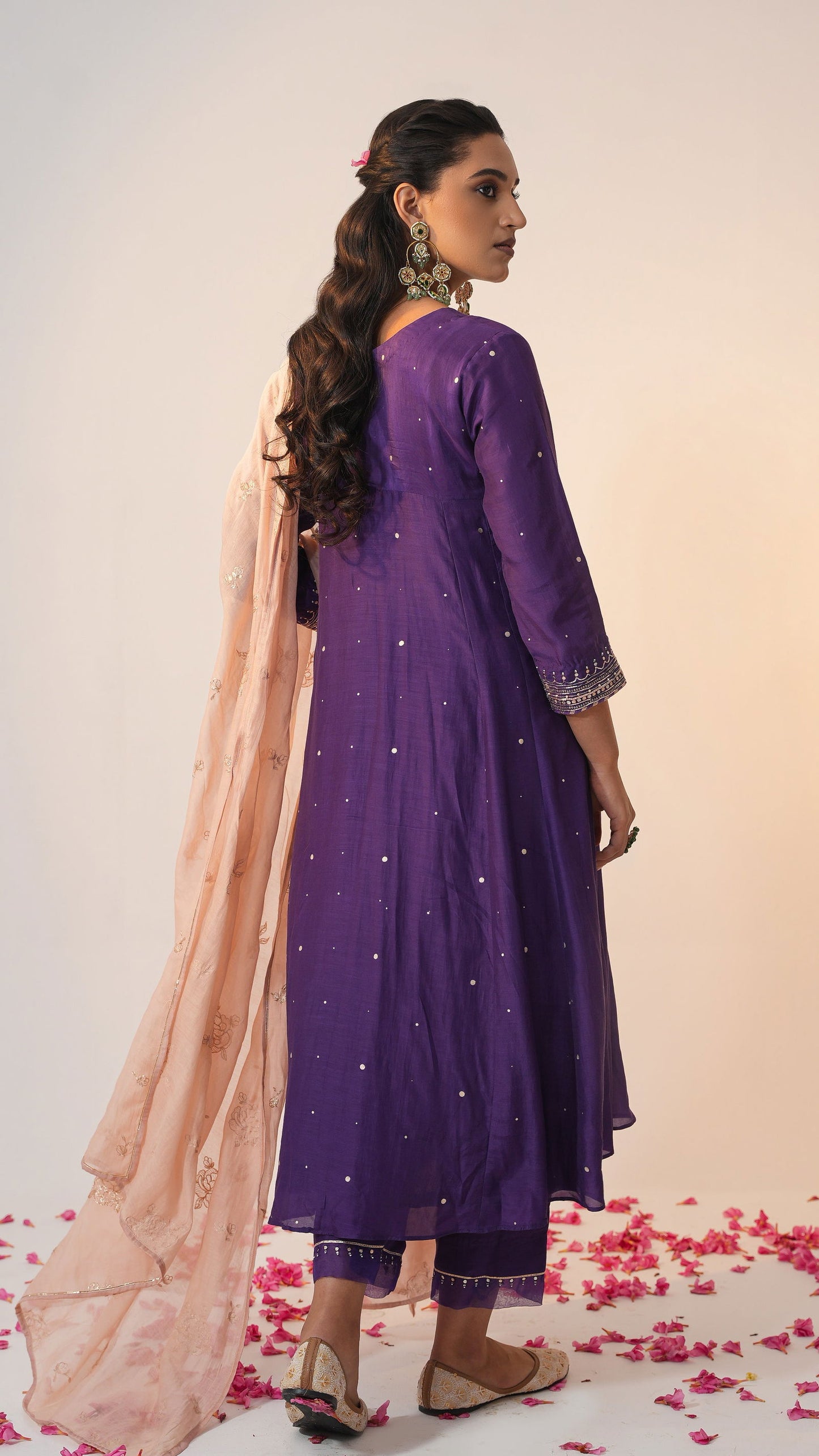 Inaayat - The Purple A-Line Kurta Set