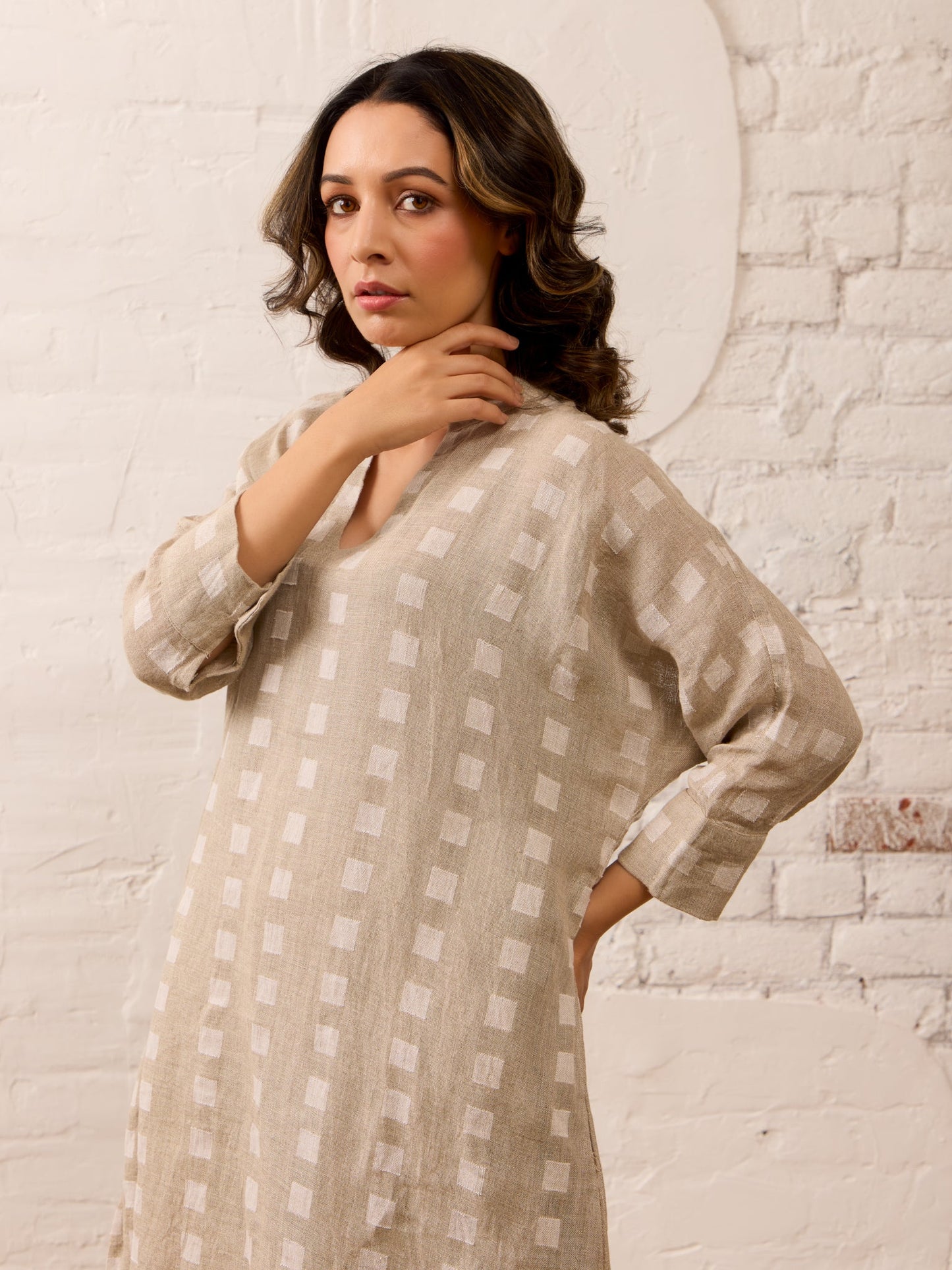 Jade - The Linen Kurta Set