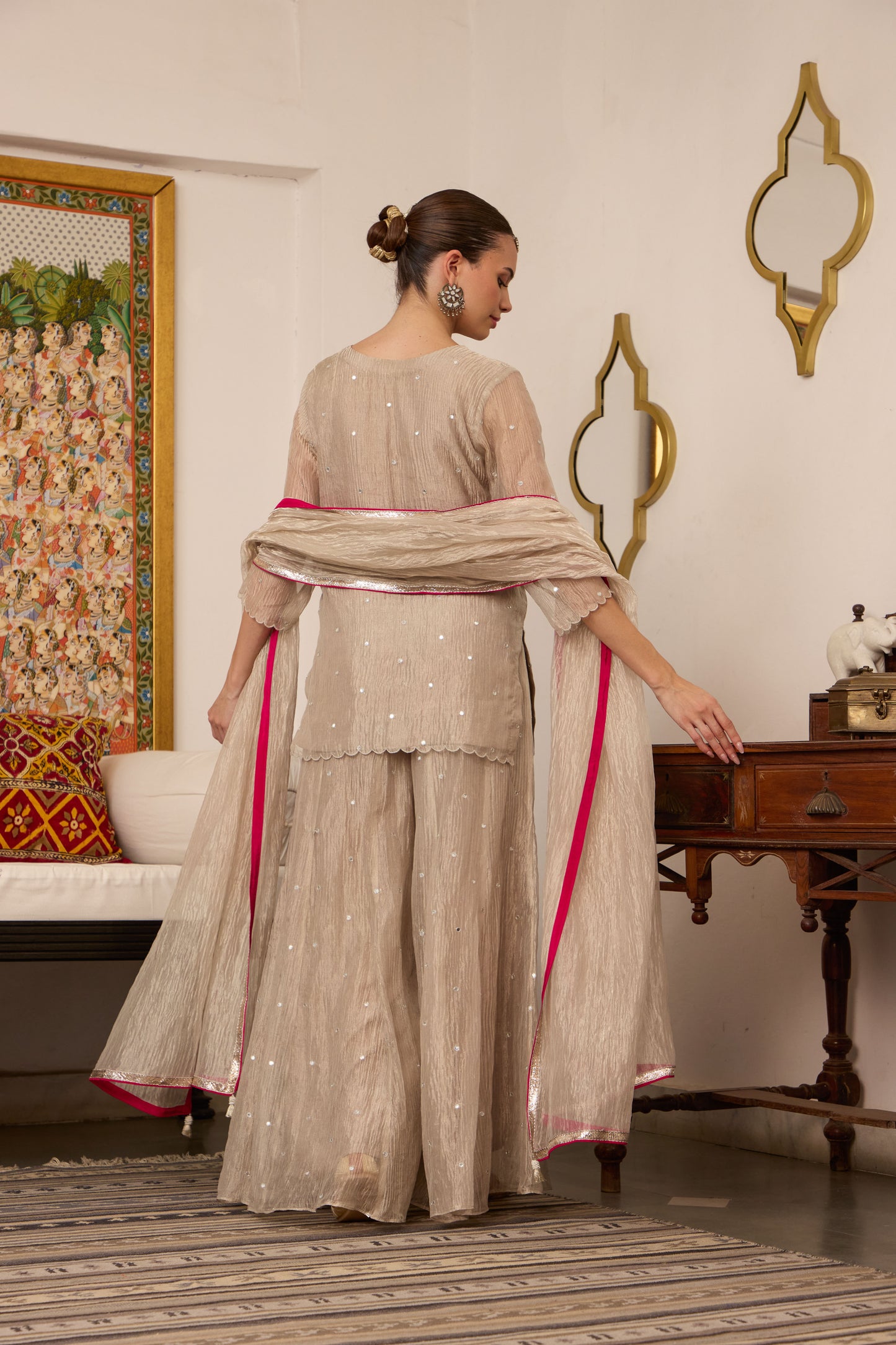 Janaki - The Tissue Sharara Set