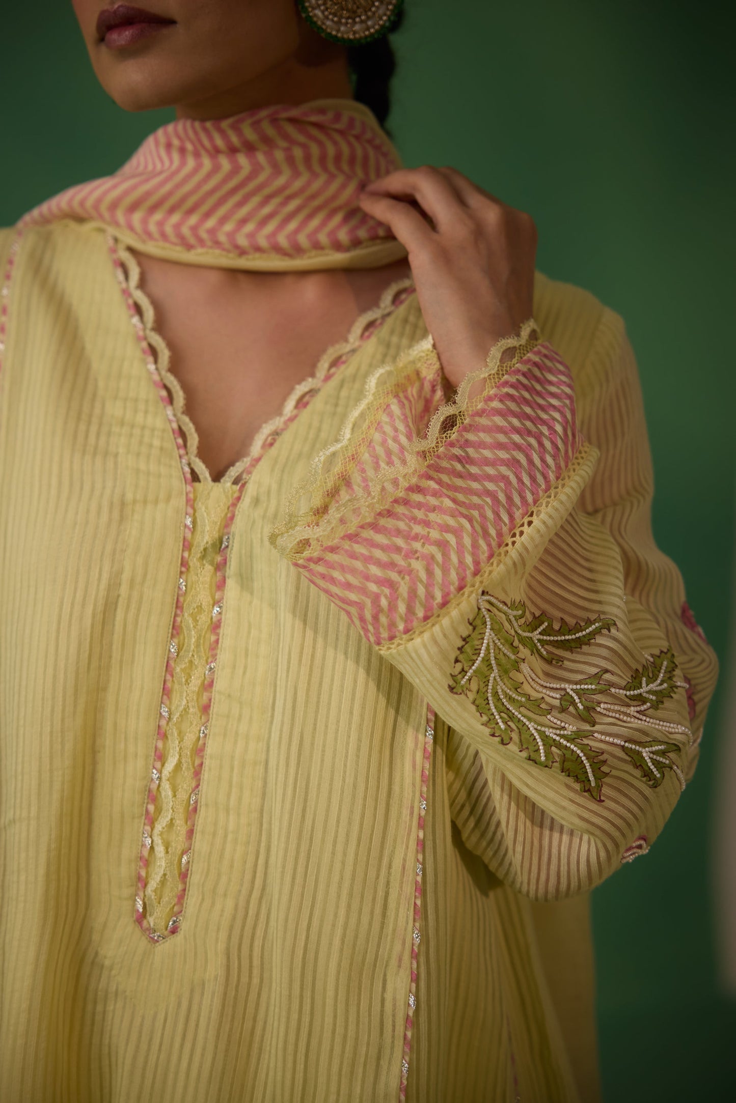 Binda - Yellow Kurta set