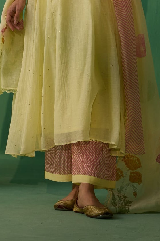 Dhara - Yellow Kurta set