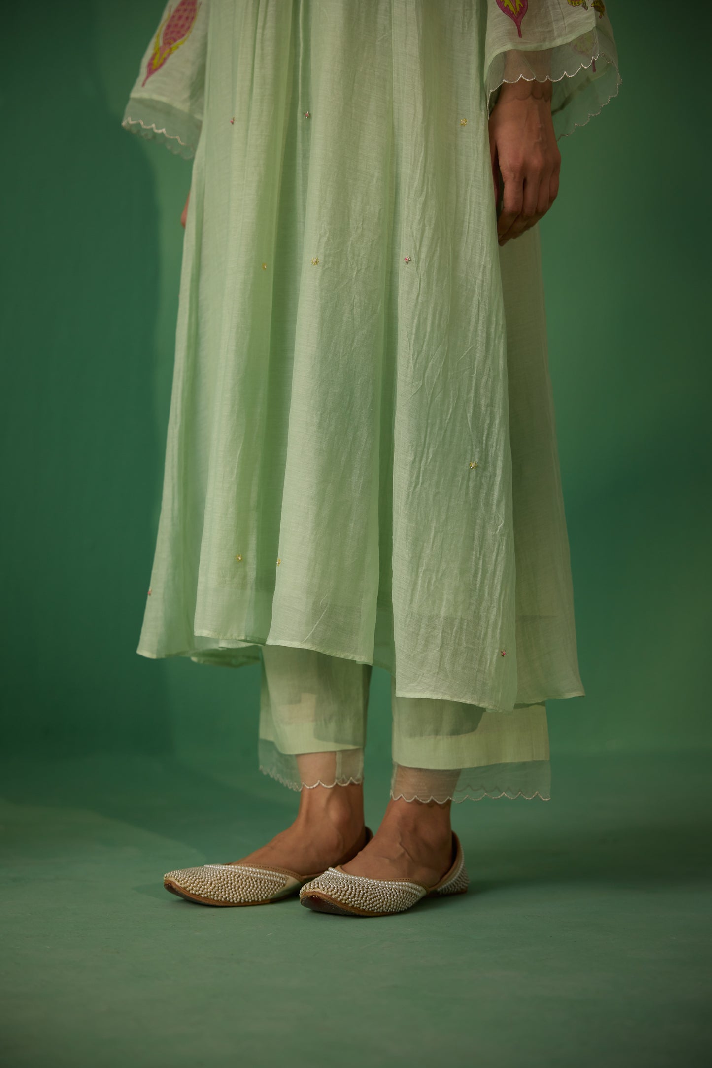Urmi - Green Kurta set