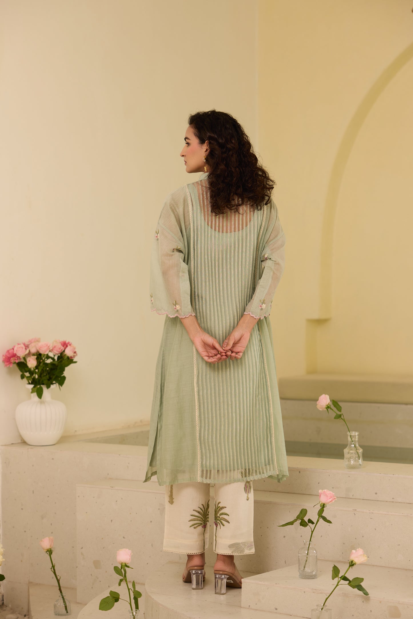 Olivia - The Green Kurta Set