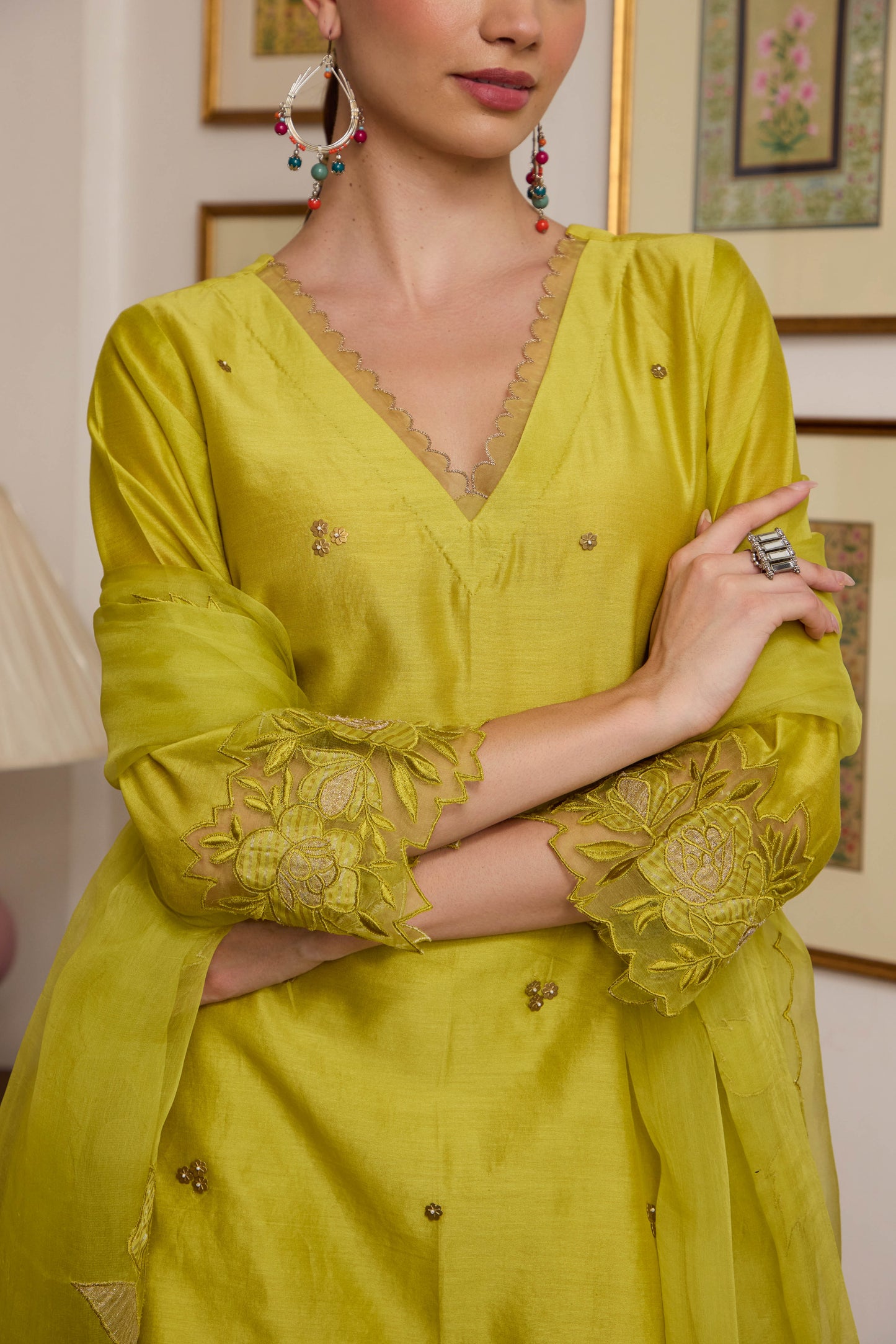 Swara - The Green Farshi Salwar set