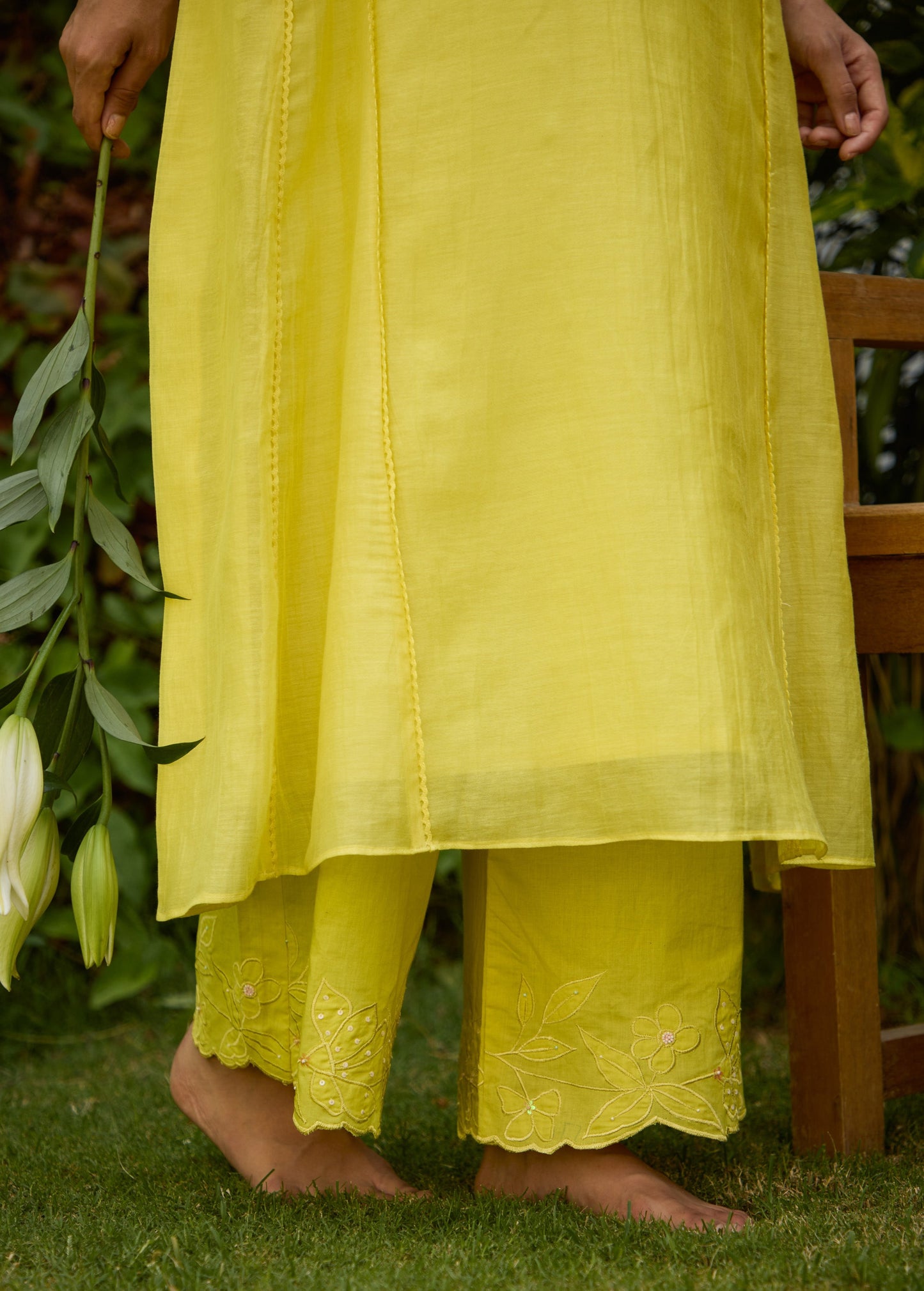 Meadow - The yellow and ivory suit set