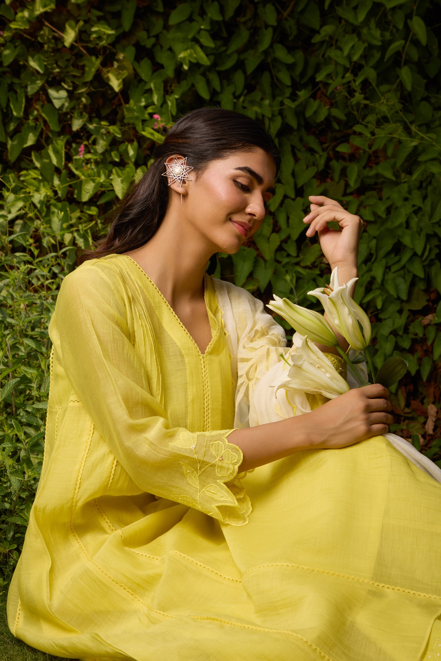 Meadow - The yellow and ivory suit set