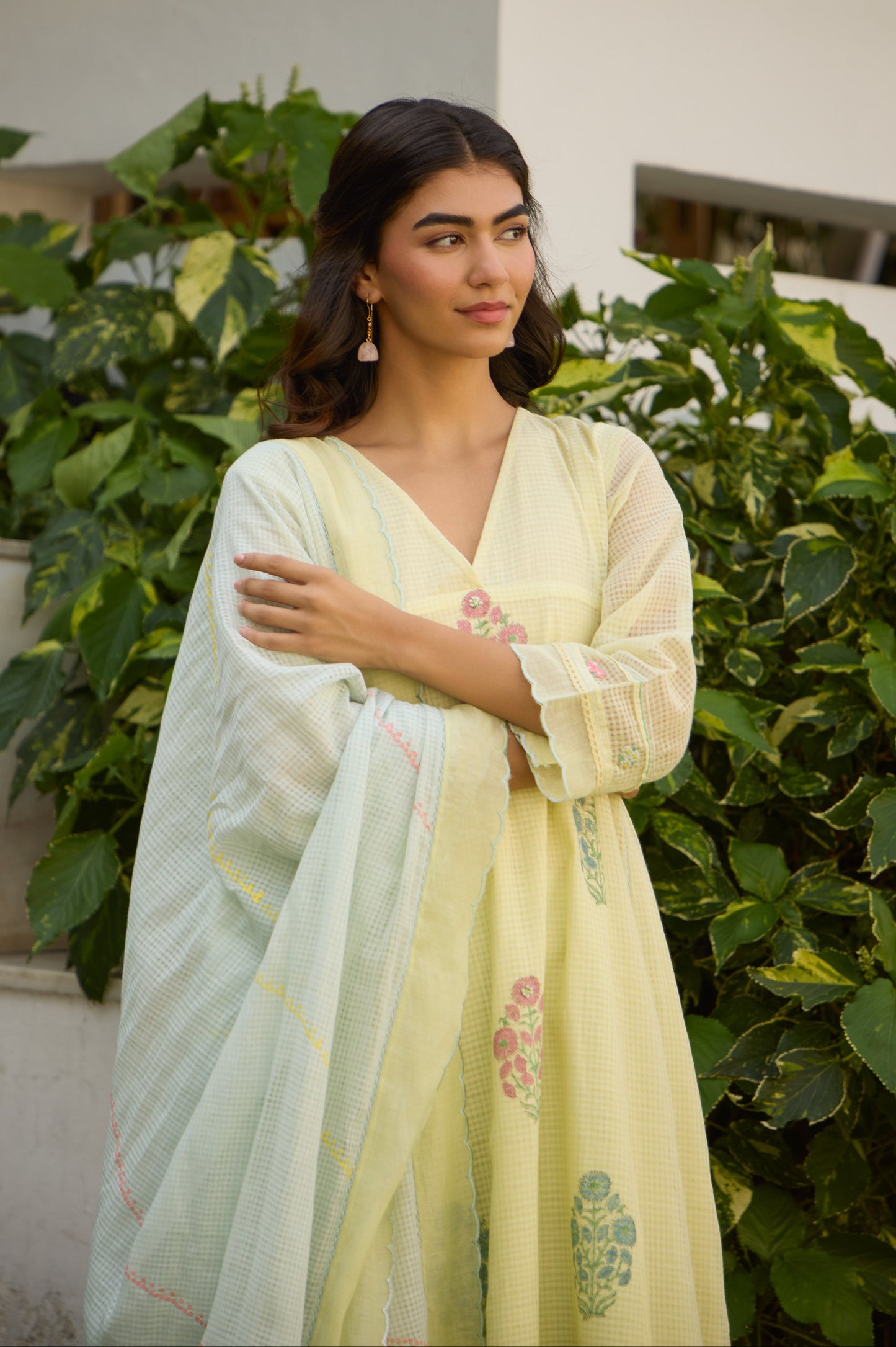 Mirabel - The lemon yellow and blue suit set