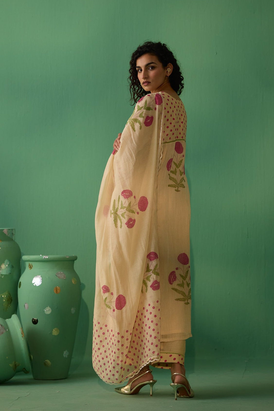 Gauhar - Beige kurta set