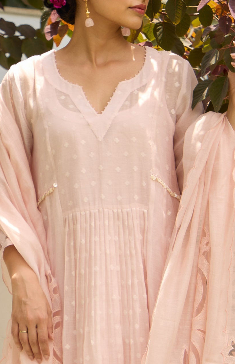 Nidhi Tyagi in Nora - The Pink suit set