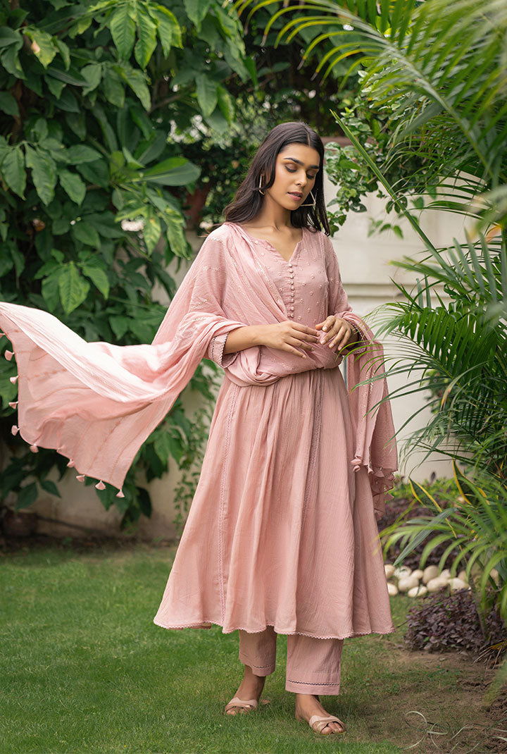 Saiba - Dusty Pink Suit