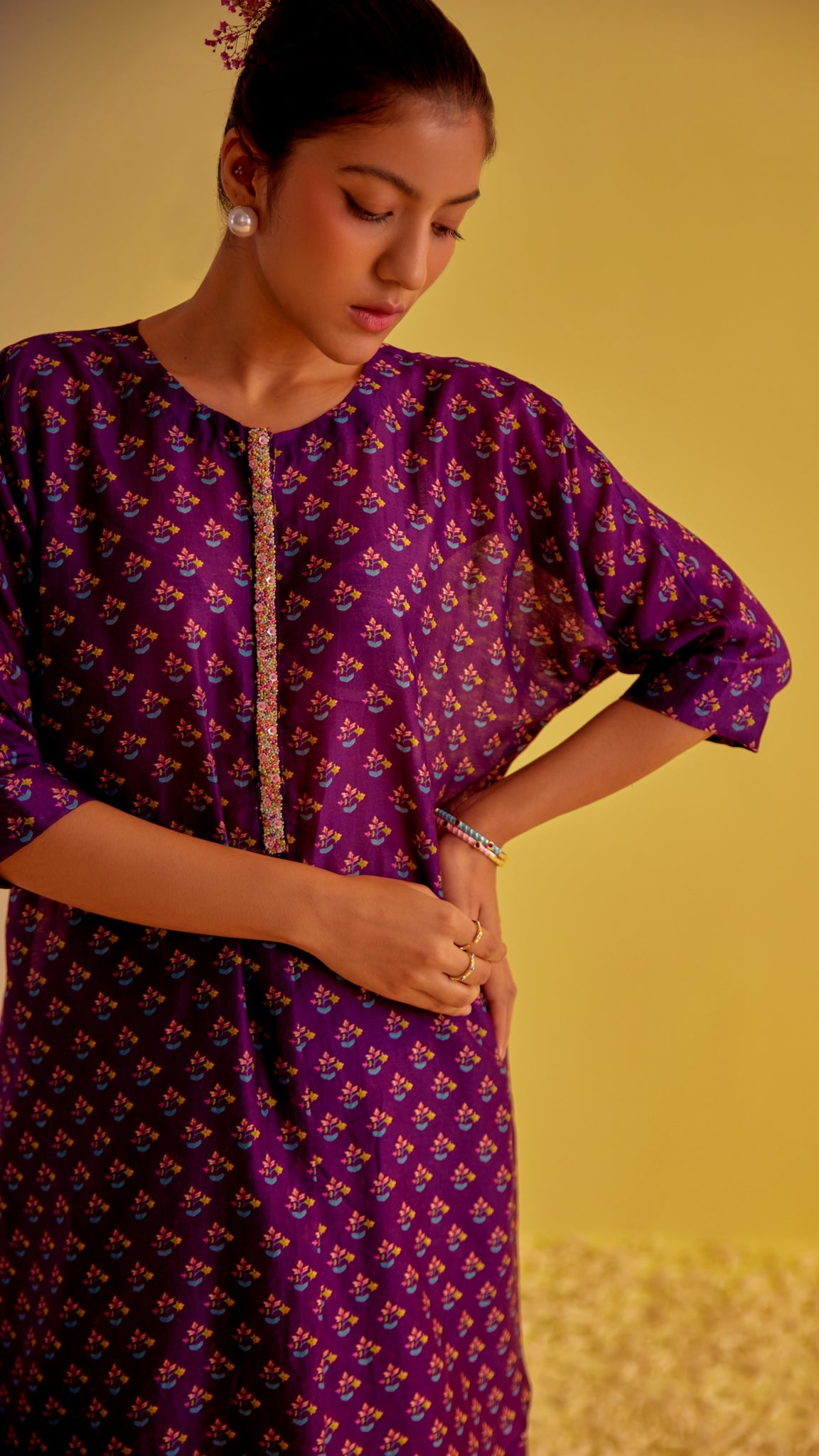 Zainab - The Purple Co-ord Set