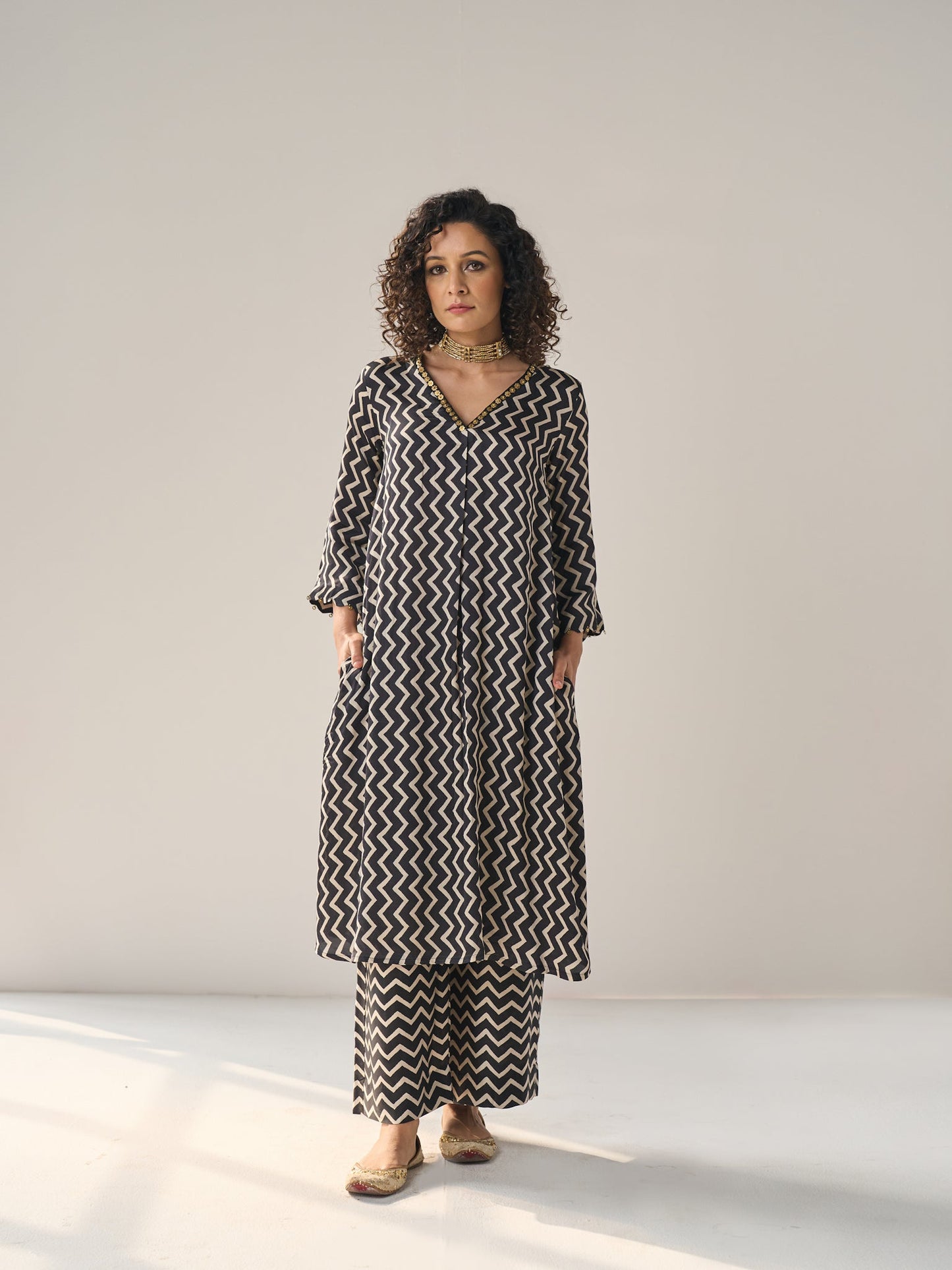 Zia - The Printed Kurta Set