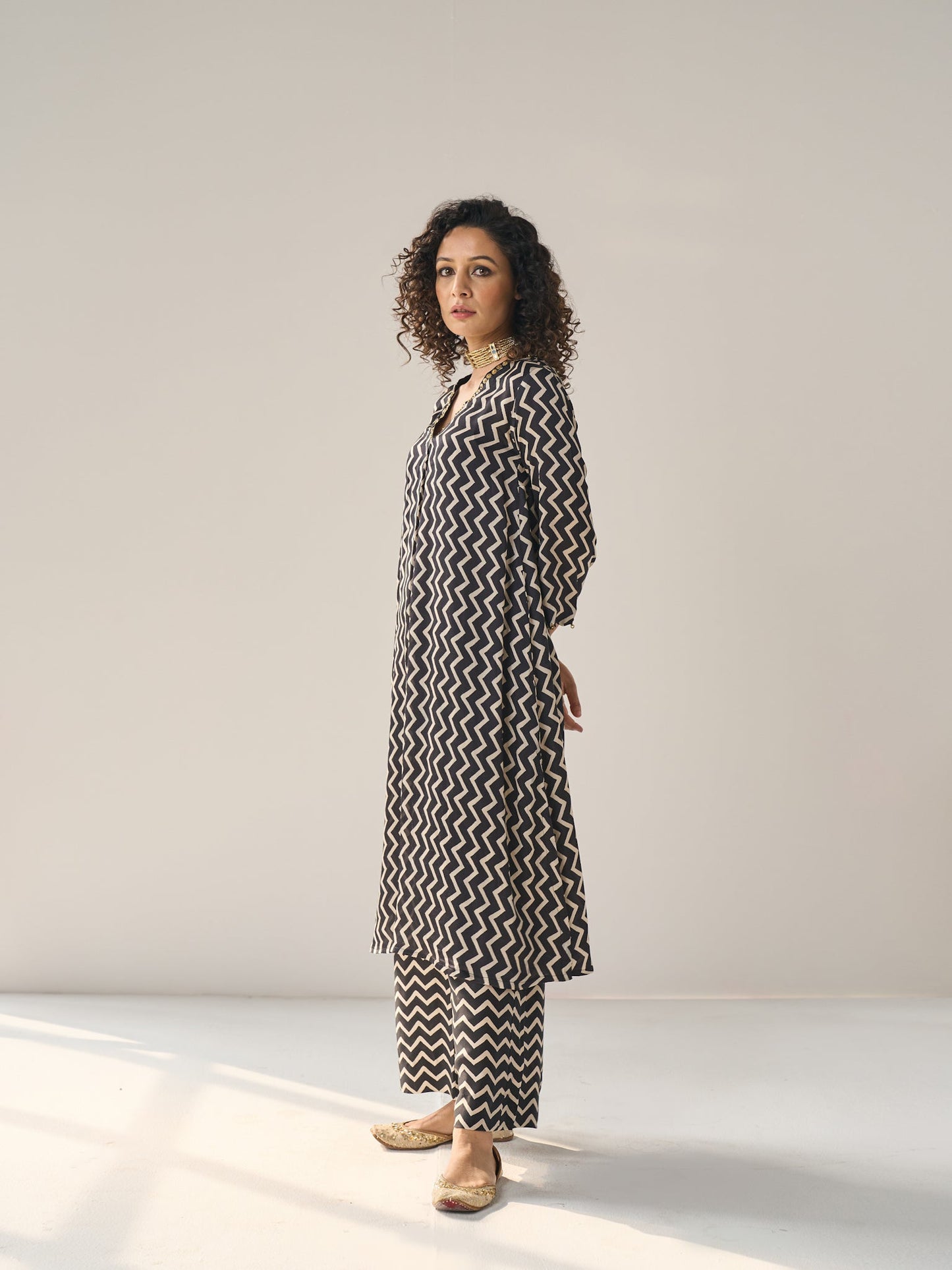 Zia - The Printed Kurta Set