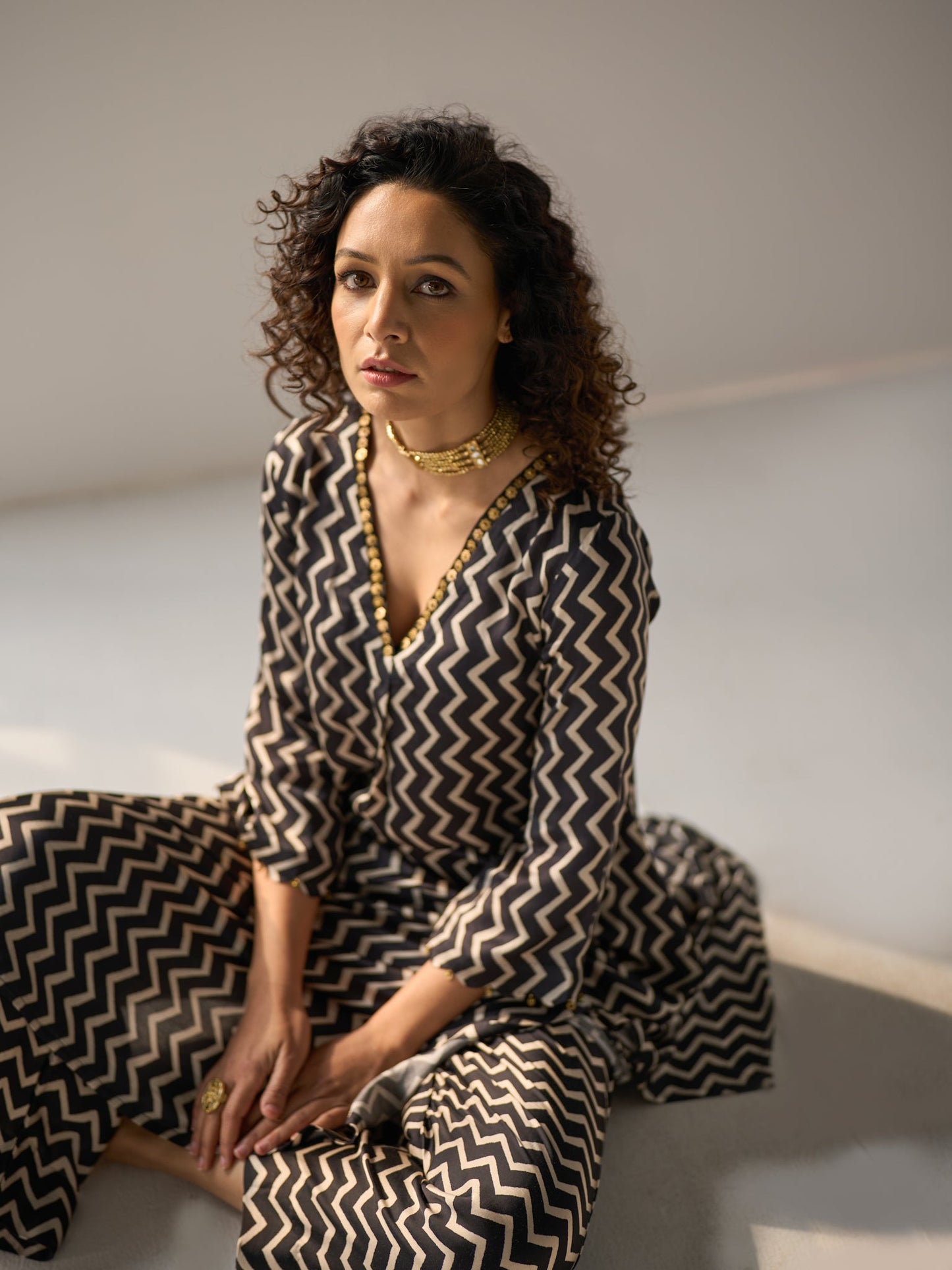 Zia - The Printed Kurta Set