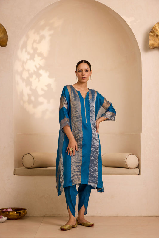 Areeba - The Blue Kaftan Set