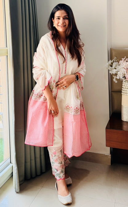 Daffodil - The Ivory Kurta Set