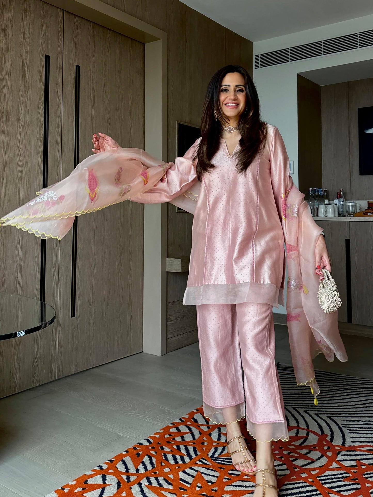 Mitali Wadhwa in Kriya - the Pink Kurta set