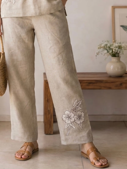 Dia - The Linen Co-ord Set (Self)