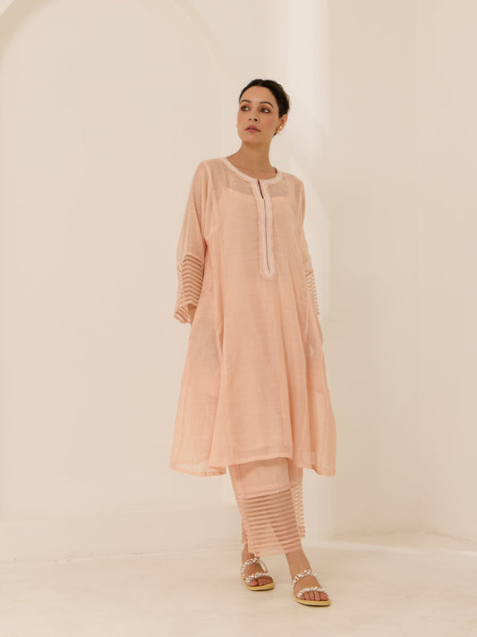 Emilie - The Peach Tunic Set