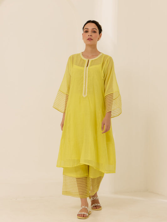 Emilie - The Yellow Tunic Set