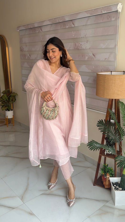 Lilybeth - The Soft-Pink Suit Set