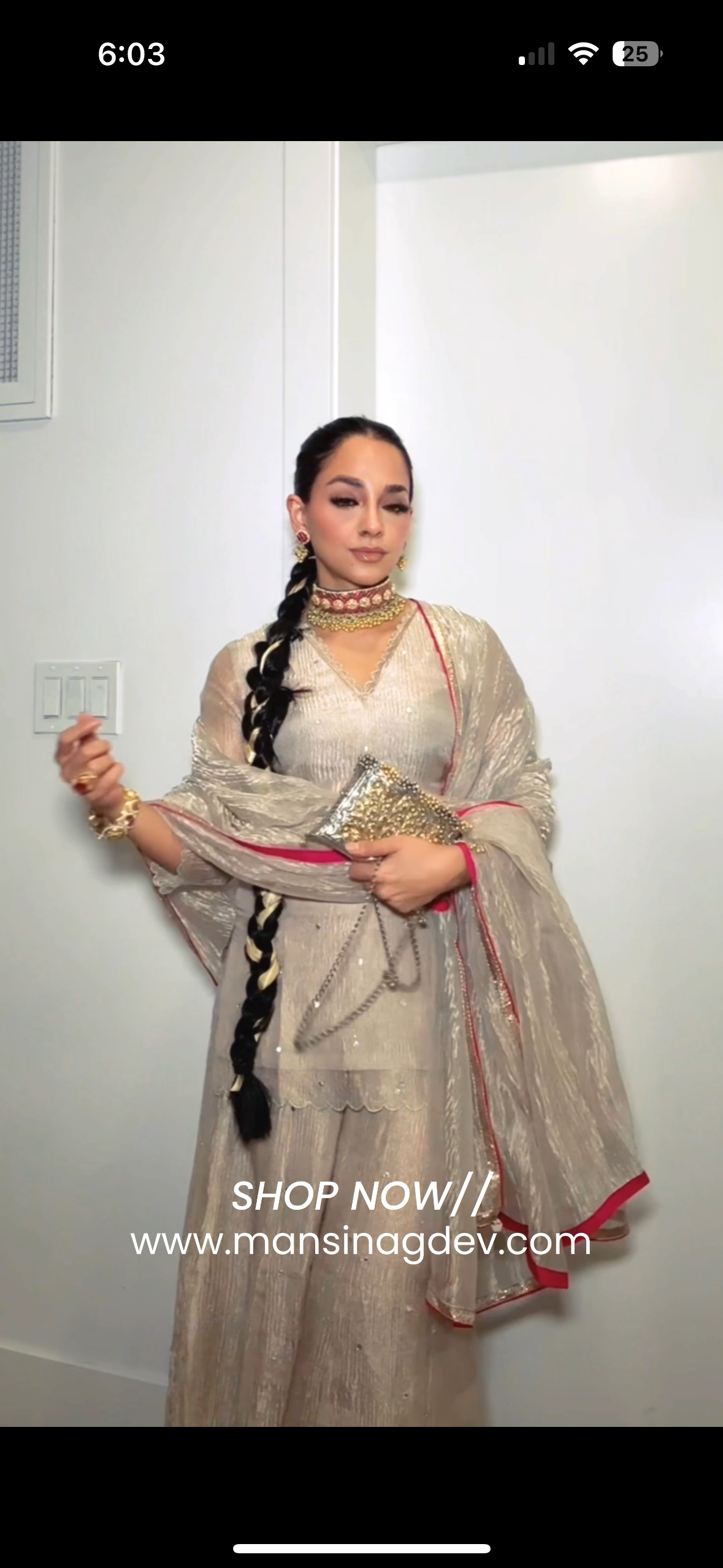 Janaki - The Tissue Sharara Set