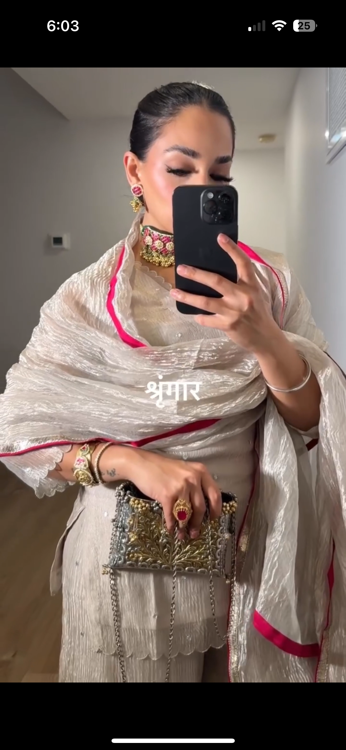 Janaki - The Tissue Sharara Set