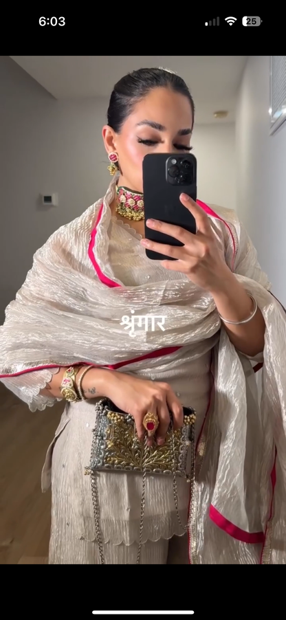 Janaki - The Tissue Sharara Set