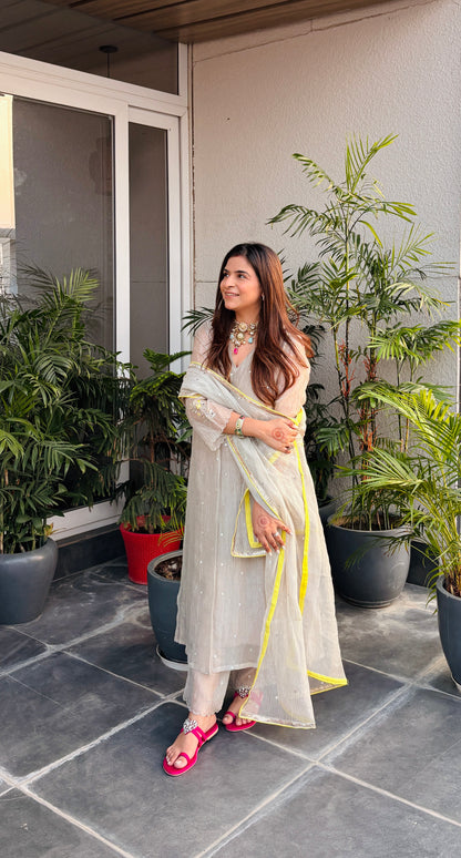 Chaand - The Tissue Kurta Set