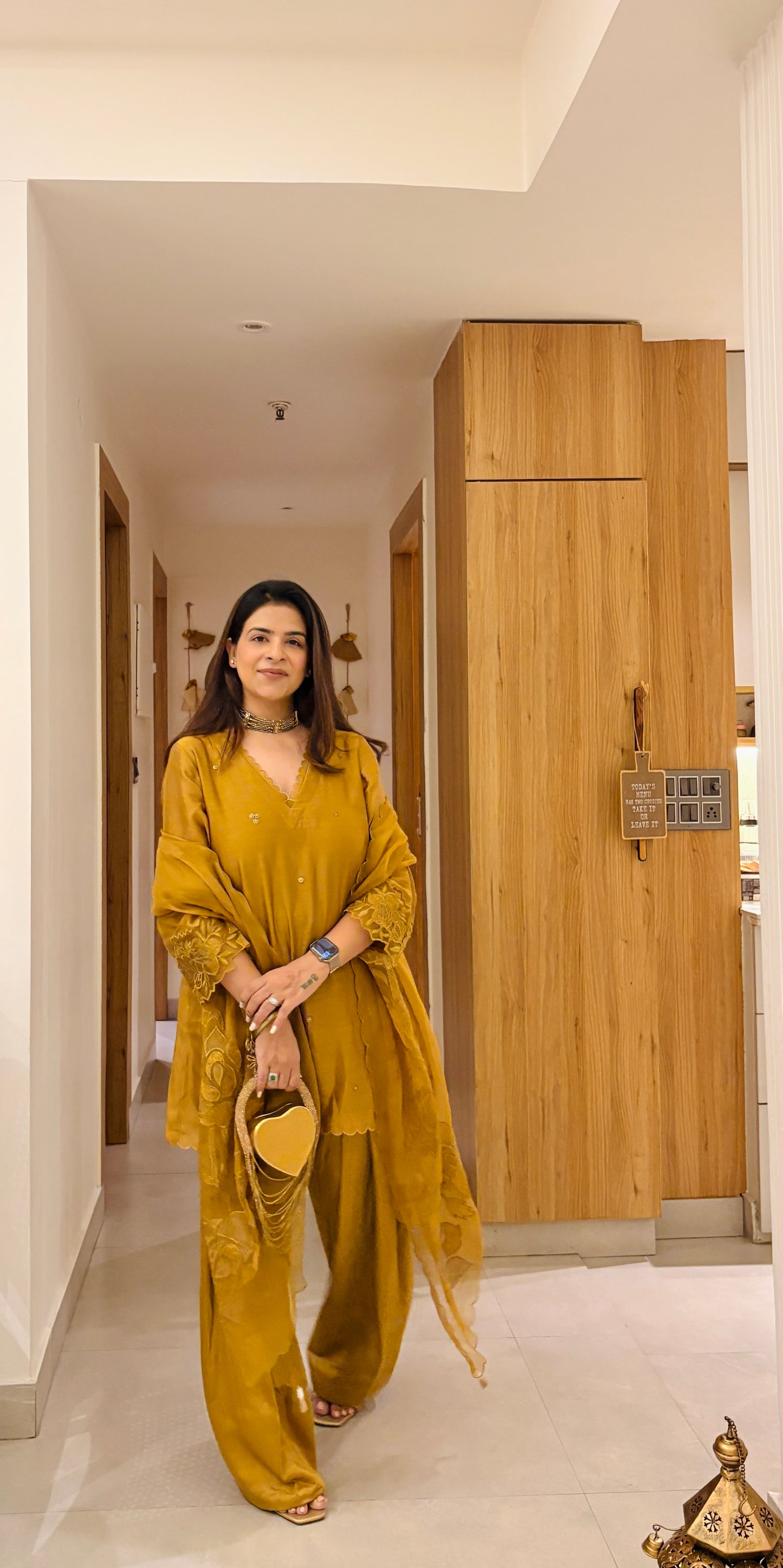 Swara - The Mustard Farshi Salwar set