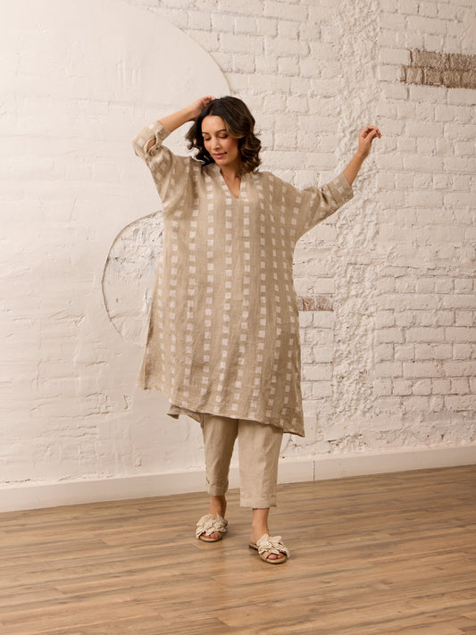 Jade - The Linen Kurta Set