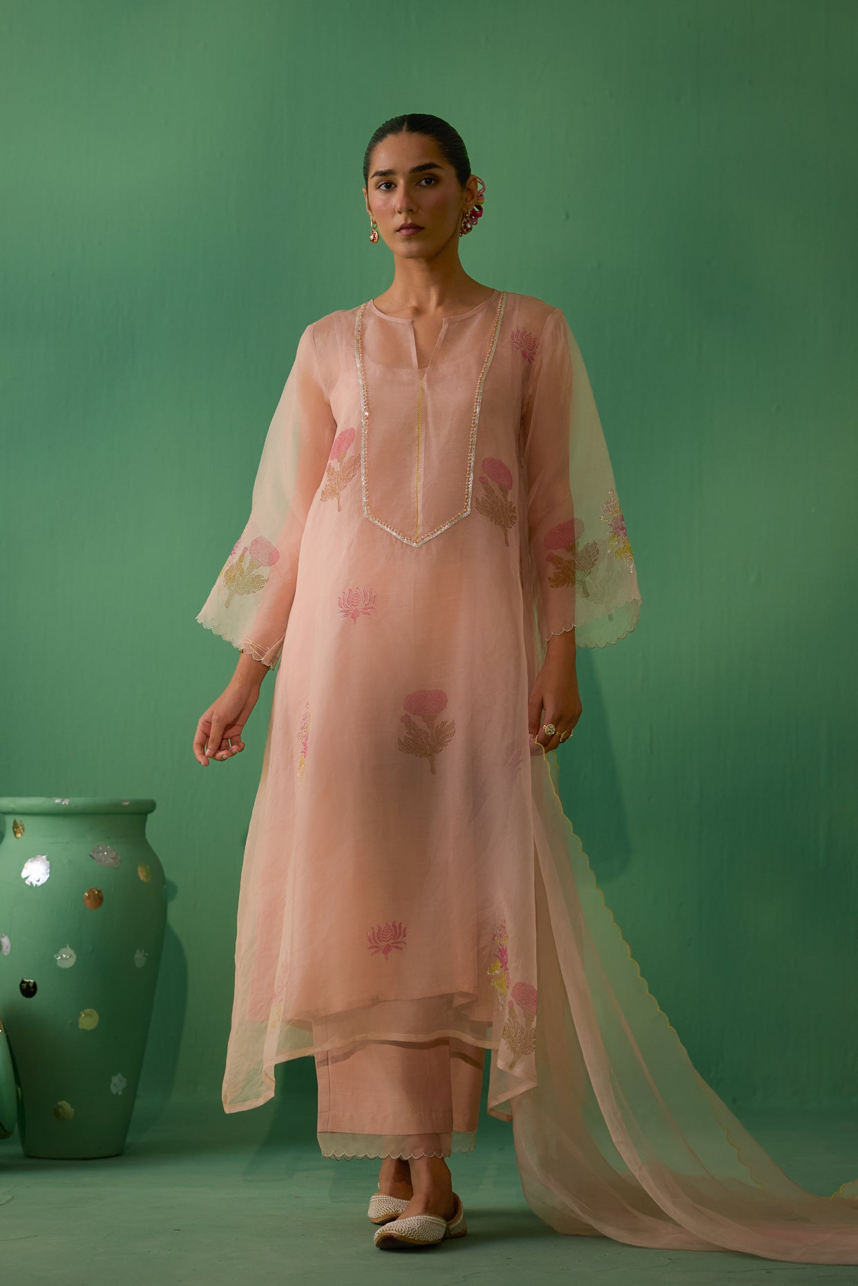 Mukti - Blush Pink Kurta set