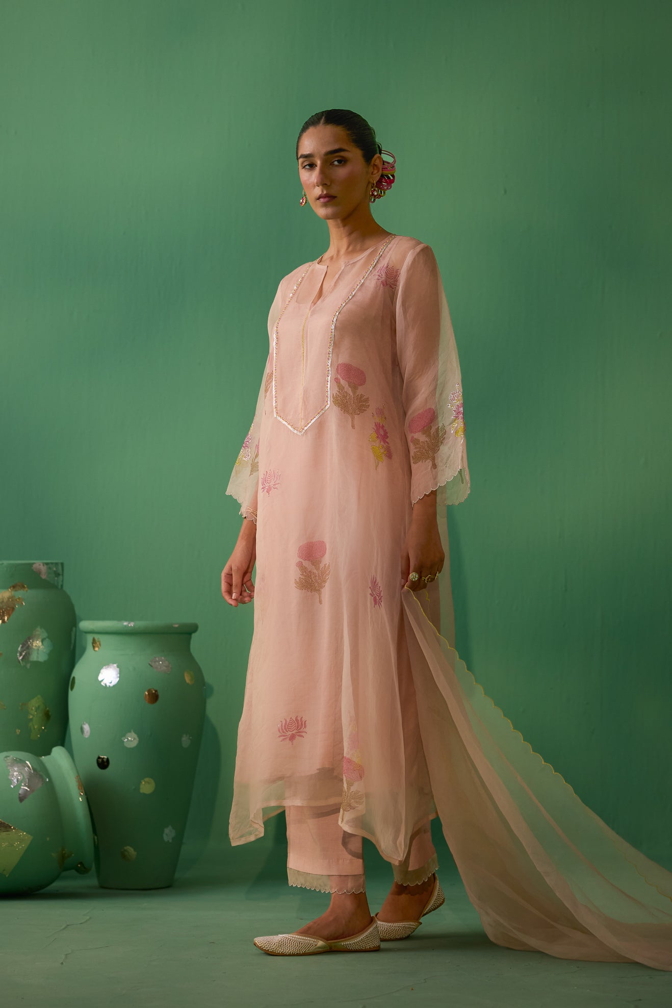 Mukti - Blush Pink Kurta set