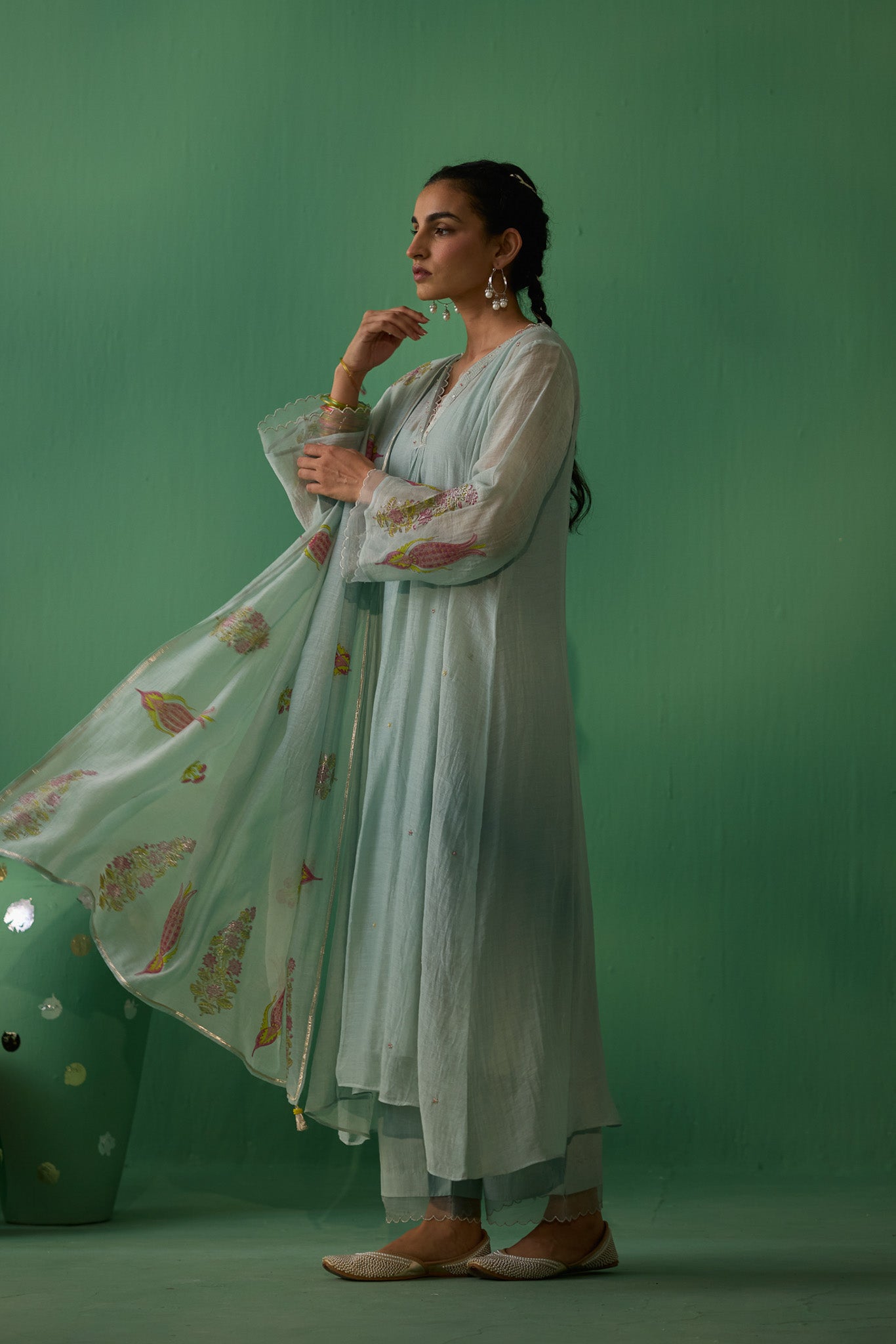 Urmi - Blue Kurta set
