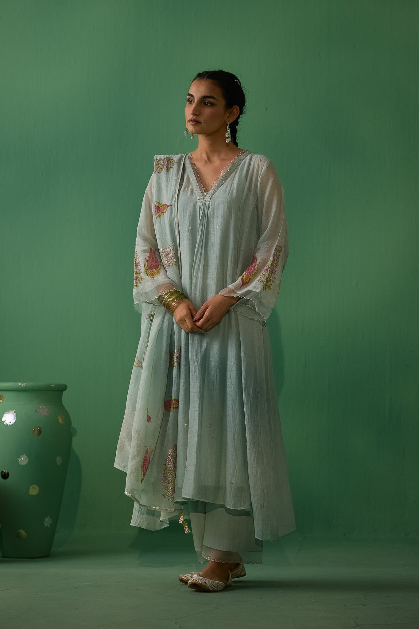 Urmi - Blue Kurta set
