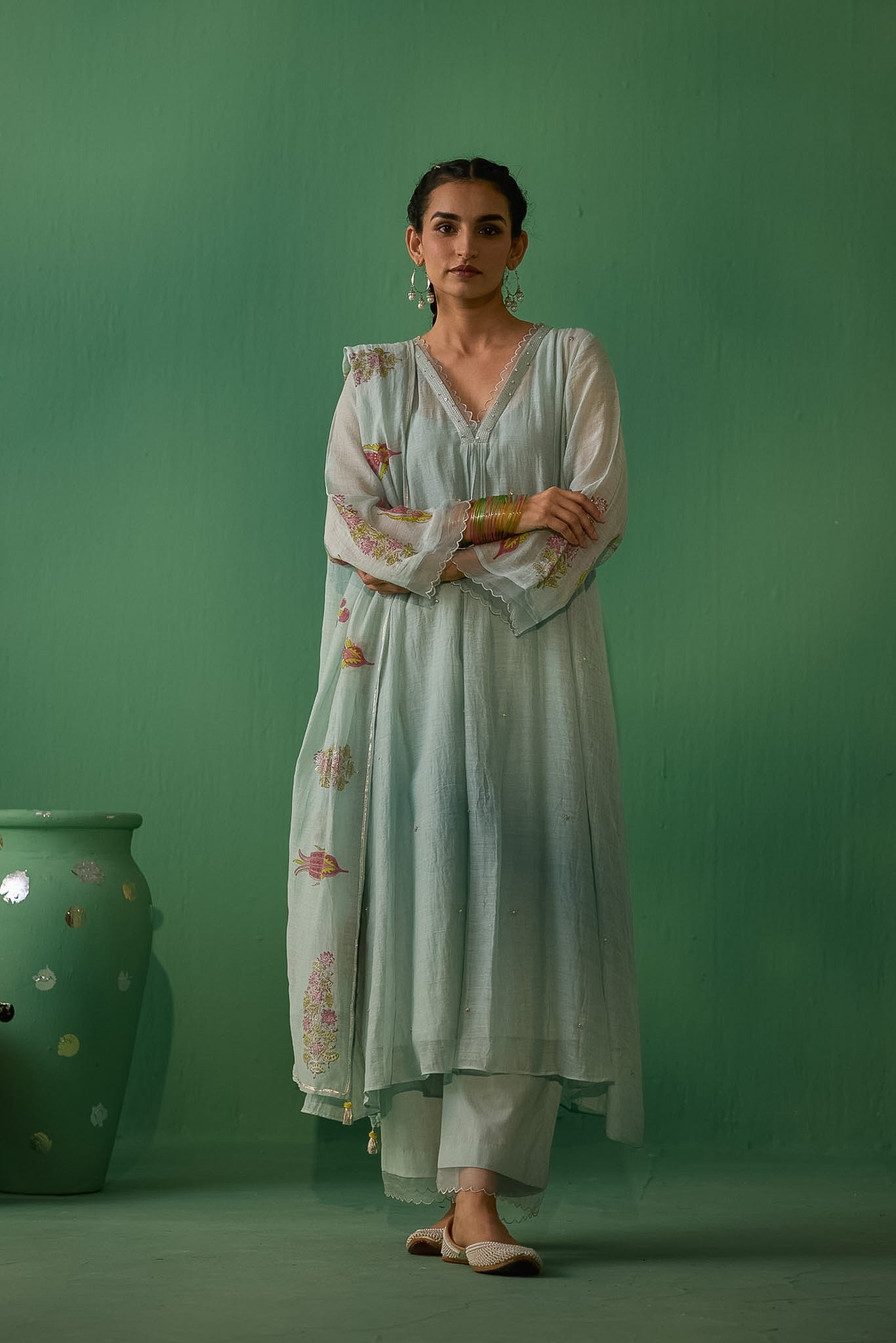 Urmi - Blue Kurta set