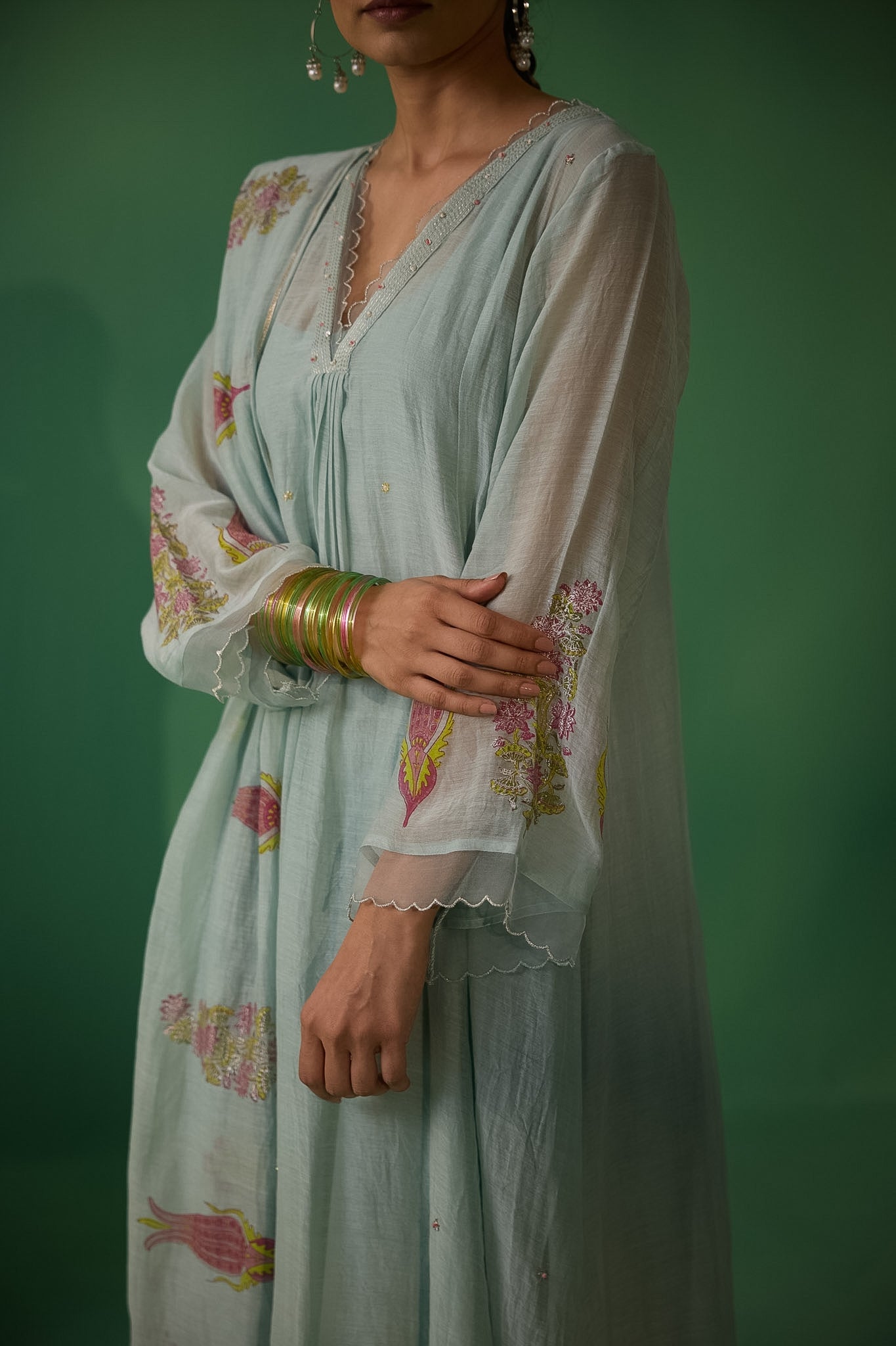 Urmi - Blue Kurta set