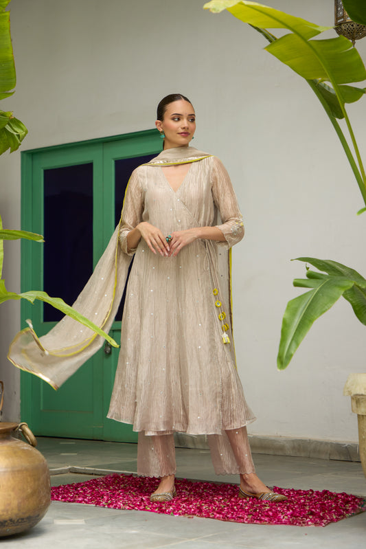 Veda - The Tissue Angrakha Set