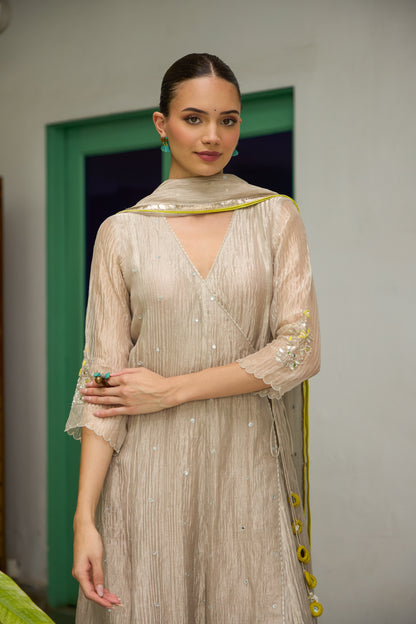 Veda - The Tissue Angrakha Set
