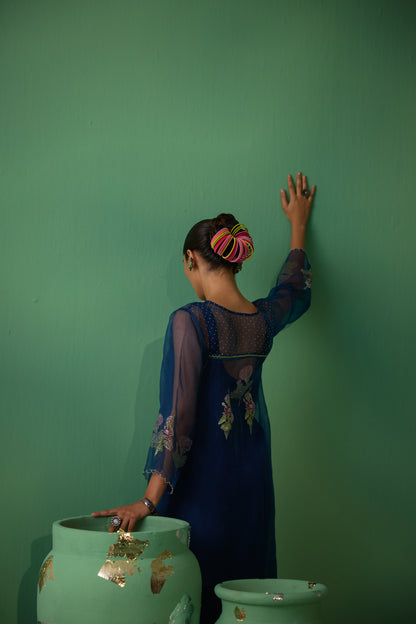 Mukti - Blue Kurta set