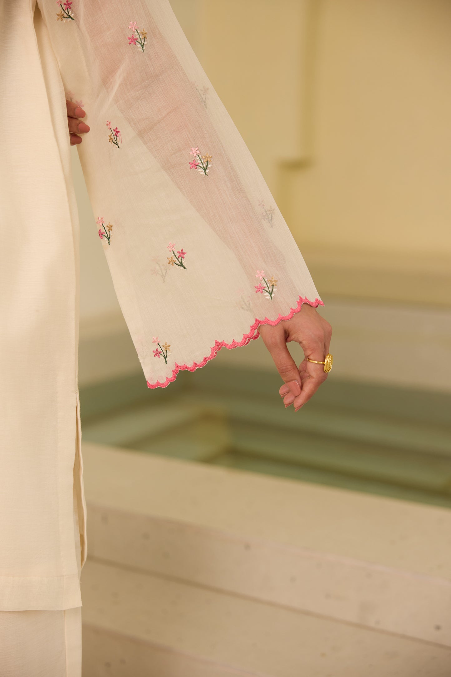 Daffodil - The Ivory Kurta Set