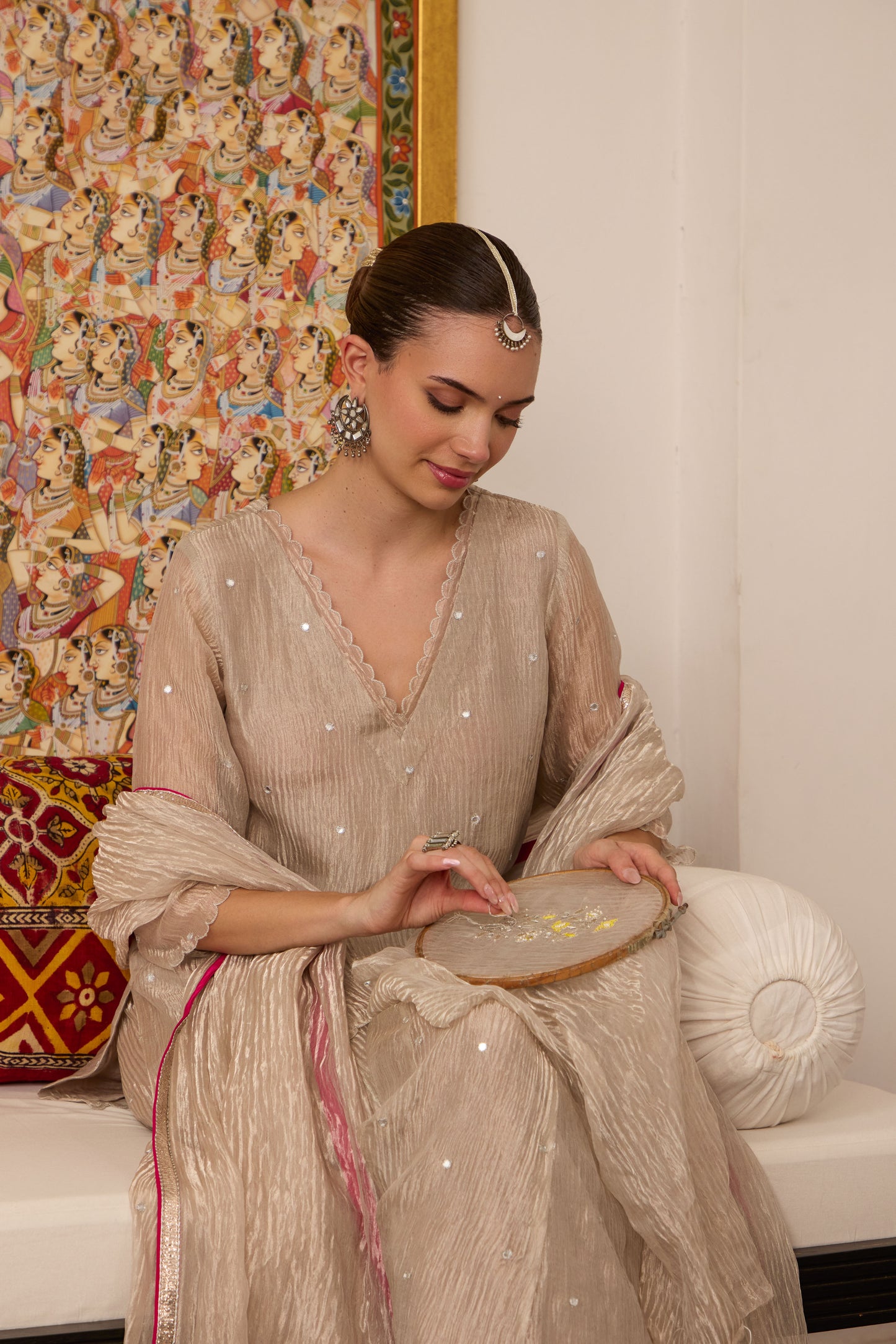 Janaki - The Tissue Sharara Set
