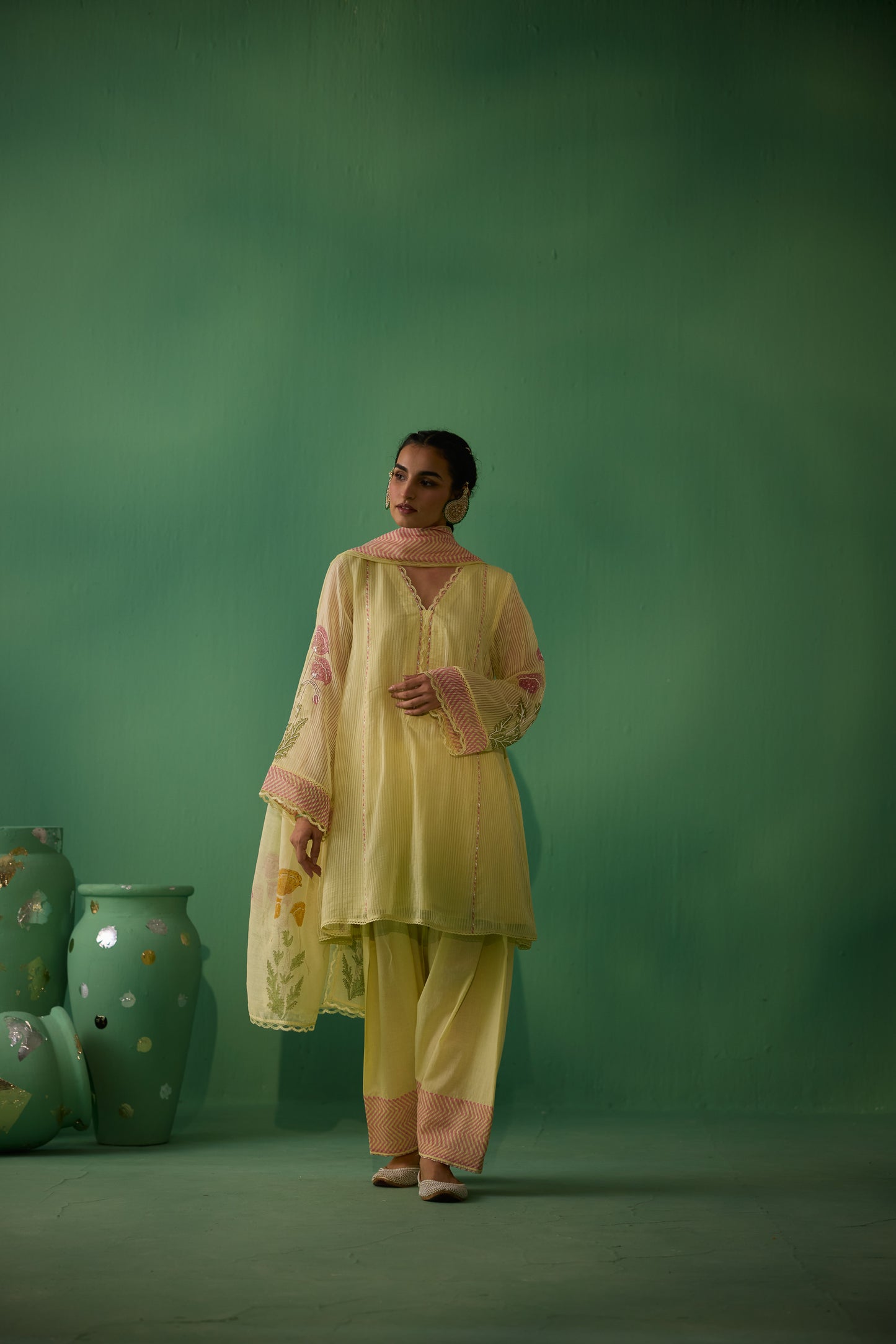 Binda - Yellow Kurta set